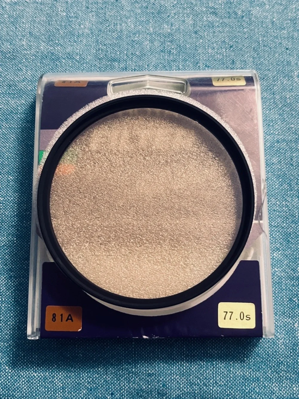 Hoya 81A camera lens filter ... in a 77mm thread size